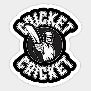 Vintage Cricket Sticker